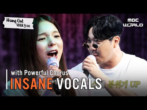 [SUB] Park Jin-joo's Pure Voce + Chorus = Heavenly Sound🎧💕 #hangoutwithyoo #parkjinjoo #haha