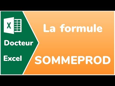 Comment calculer une moyenne pondérée avec la fonction SOMMEPROD - Docteur Excel