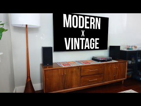 Modern Tech Meets Vintage Sound - Home Theater Setup Tour