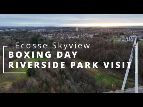 Riverside Park Glenrothes Pump Track | Boxing Day | 4K Hyperlapse | DJI Mini 4 Pro