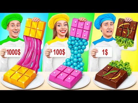 1$ vs 100$ vs 1000$ Cooking Challenge by TeenDO Challenge