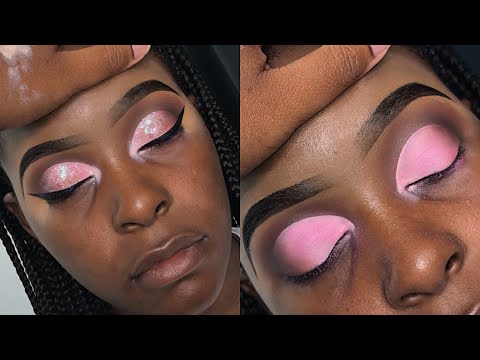 Pink Glitter Cut-Crease | Client Makeup Tutorial