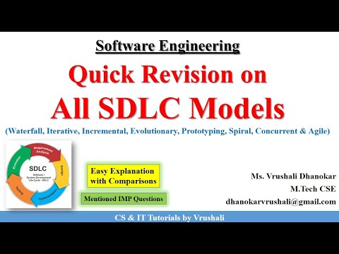 SE 12 : All SDLC Models Revision | Software Engineering Full Course @csittutorialsbyvrushali