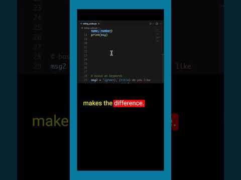 Python Basics: String Substitution