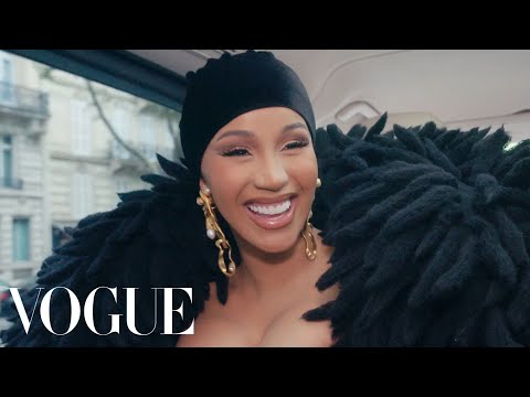 Cardi B Gets Ready for the Schiaparelli Show | Vogue