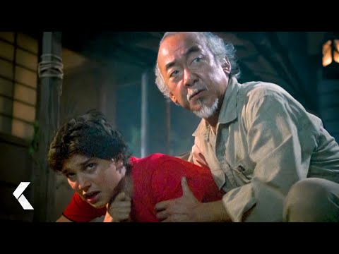 Miyagi Protects Daniel - THE KARATE KID PART 2
