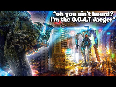 When GIPSY DANGER showed LEATHERBACK, OTACHI & SLATTERN how they're the GOAT'S of the JAEGERS