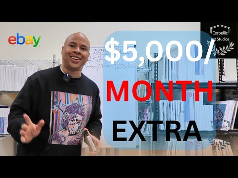 How To Make $5000/Month Working Part-Time Selling Art on eBay