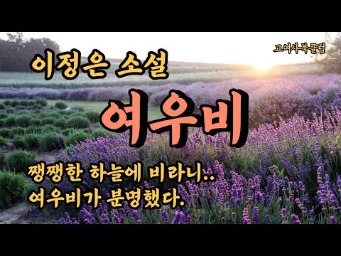 어느날 술취한 일탈로  지옥의 나락까지 떨어진 여자이야기.. 쨍쨍한 하늘에서 비가 내리다.  이정은 소설  ' 여우비 '