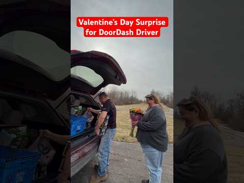DoorDashing Flowers on Valentine’s Day Then Giving Them to the Driver