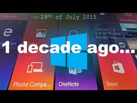 Windows 10 is 10 YEARS OLD- version 1507 one decade later... @Microsoft @MicrosoftWindows