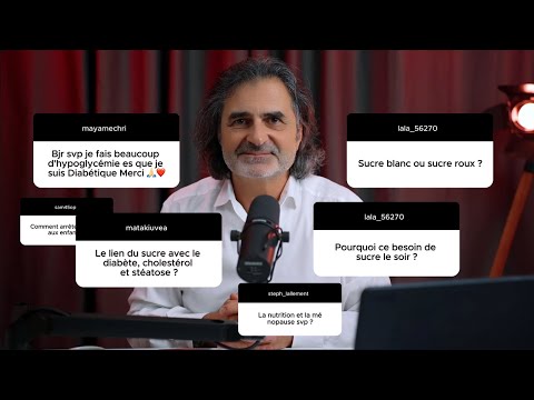 Sucre, ménopause et prise de poids à 50 ans...je réponds à vos questions