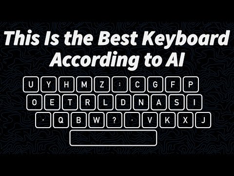 Using AI to Create the Perfect Keyboard
