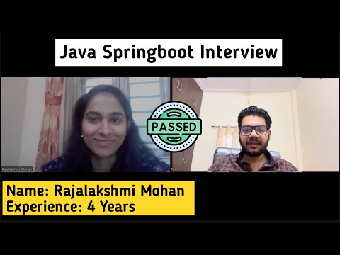 Java Spring Boot 4 Years Experience Interview