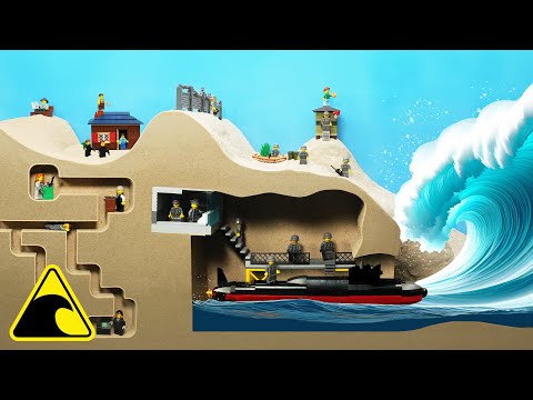 Secret Submarine Base: Tsunami Dam Breach Experiment