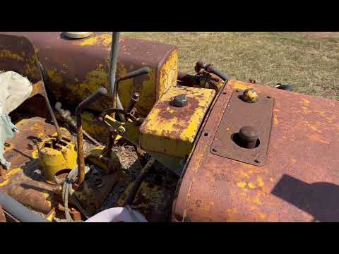 1937 RD4 Caterpillar startup after many years