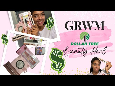DOLLAR TREE GRWM 💋 | Budget Beauty Haul & First Impressions!