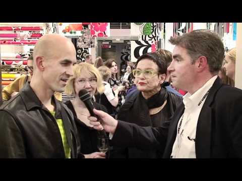 Haastatteluja Marimekon avajaisissa New Yorkissa