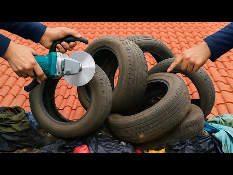 A Very Old Plumber Didn't Do This! I Made A Crazy Toilet From An Old Tire And Raised Fish In It