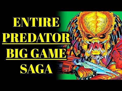Entire Predator Big Game Comic Book Saga - An American Indian's Face Off With The Yautja