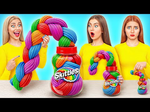 Défi De Grande, Moyenne ou Petite Assiette | Astuces Culinaires Amusantes Super Hyper DO