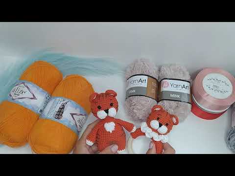 Распаковка пряжи. Много пряжи на игрушки