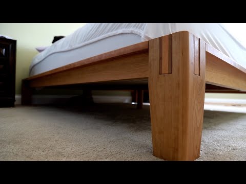 I Built A Thuma Bed Frame From Cherry Hardwood