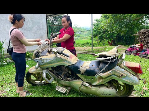 Time-lapse video of buying an abandoned old CFMOTO to restore