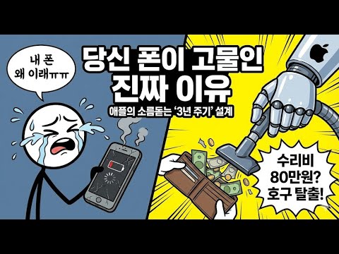 당신이 아이폰을 3년마다 바꿀 수밖에 없는 이유 (애플의 소름 돋는 '계획된 노후화')