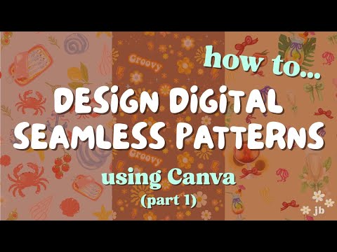🎨 How to Make Seamless Patterns in Canva | 3 Easy Methods for Beginners 💻✨
