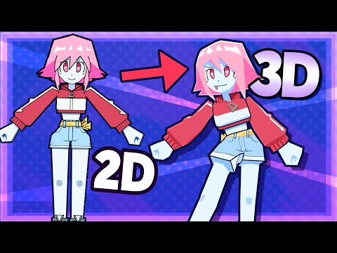 How to Make 3D Low Poly Characters using Blender! ✨ FULL 3D Modeling Course