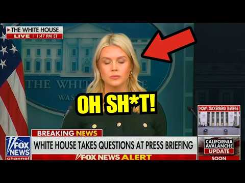 Karoline Leavitt SCRAMBLES as Trump SCREWS HER