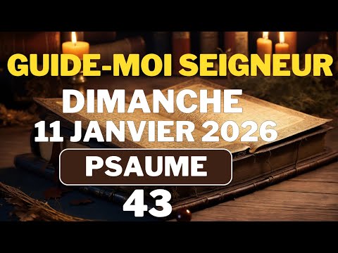 ✝️PRIÈRE du MATIN - Dimanche 21 Décembre 2025 - Évangile et Psaume du matin - Prière de Guidance