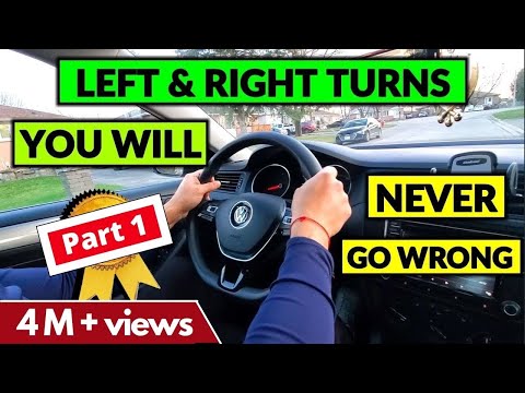 HOW TO TURN  LEFT and RIGHT  | ❤️ 99K LIKES ❤️ | PART 1 | #drivingtips