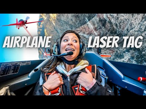 PLAYING LASER TAG IN AIRPLANES (winner gets $2,500)