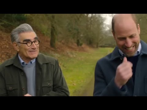 ‘One pint Willy’: Prince William jokes with Eugene Levy about getting drunk together