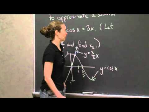 Using Newton's Method | MIT 18.01SC Single Variable Calculus, Fall 2010