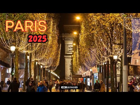 Christmas Magic on Champs-Élysées: Paris Lights Up for the Holidays!