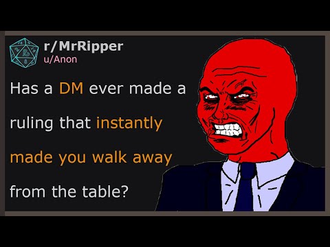 D&D Players, Has a DM ever made a ruling that instantly made you walk away from the table? 🅿️2 #dnd