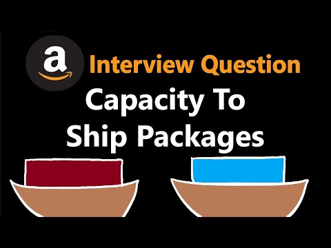 Capacity to Ship Packages - Leetcode 1011 - Python