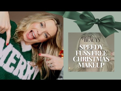 Speedy, fuss-free Christmas Day makeup | Speed Beauty by Caroline Barnes