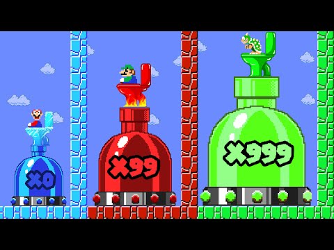 Can Mario Press the Ultimate FIRE and ICE & Acid Switch in New Super Mario Bros.?