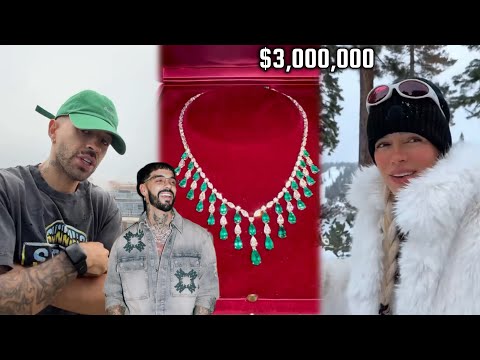 Feid gave Karol G a $3 million chain and criticized Anuel, saying he never gave her anything.