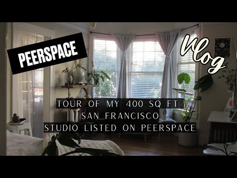 Tour of my 400 Sq Ft Studio Apt in San Francisco on Peerspace | Budget Interior Design