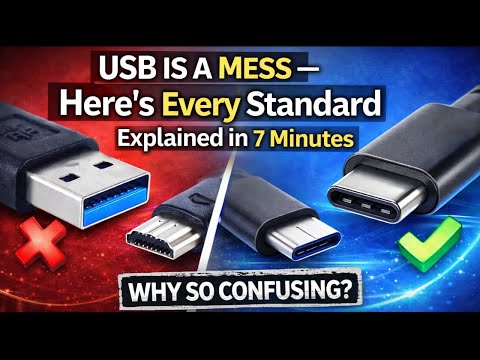 USB Is a Mess: Here’s Every Standard Explained in 7 Minutes