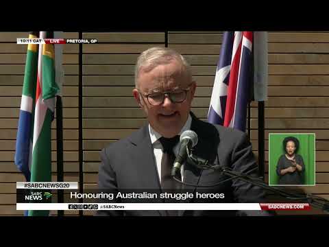 G20 Summit | Honouring Austalian struggle heroes