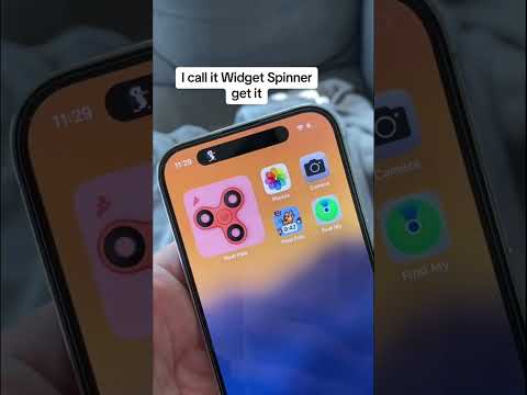 Fidget spinner on iOS 17 with Pixel Pals #ios17 #fidget #fidgettoys #widget #pixelpals
