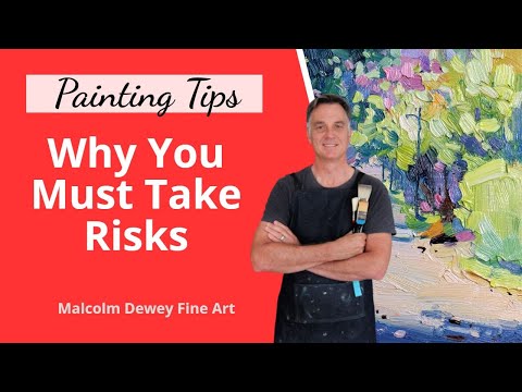 Take Painting RISKS to Break Free (Painting Loosely)