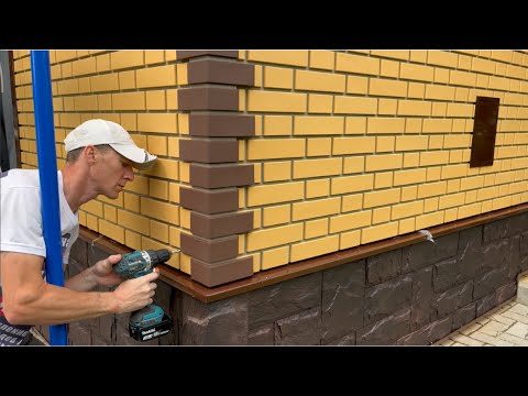 ФАСАД ДОМА ПОД КИРПИЧ 🧱С УТЕПЛЕНИЕМ / BRICK HOUSE FACADE WITH INSULATION