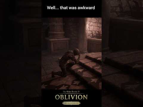 He forgot to make a move #shorts #oblivionremastered